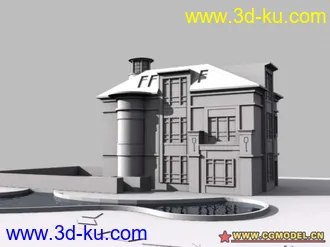 3D打印模型别墅-重的图片