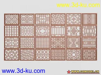 3D打印模型木窗-重的图片