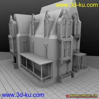 3D打印模型别墅一个的图片