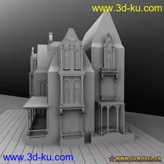 3D打印模型别墅一个的图片