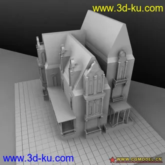 3D打印模型别墅一个的图片