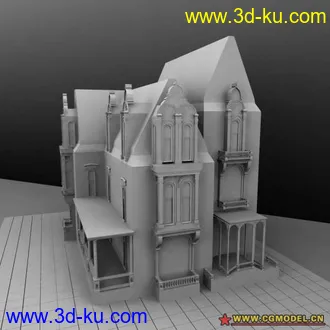 3D打印模型别墅一个的图片