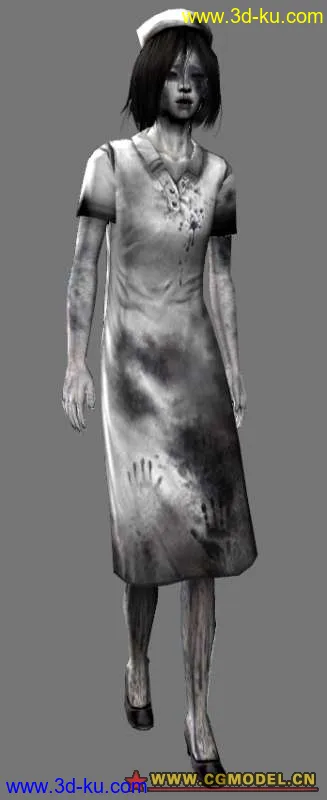 3D打印模型月蚀的假面中的一个护士的图片