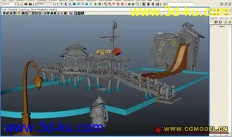 3D打印模型发现王国激流勇进场景的图片
