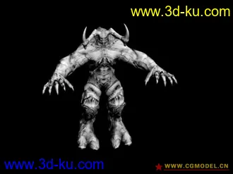 3D打印模型dw4怪物临摹。望高手指点。的图片