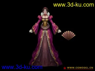 3D打印模型威尼斯贵族女的图片