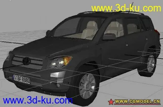 3D打印模型一辆丰田越野的图片