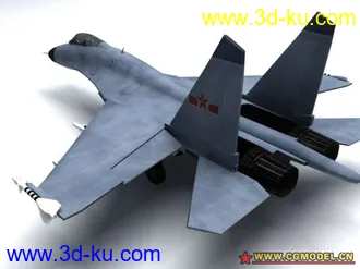 3D打印模型首次制作战斗机 J-11空军涂装 （中模）的图片