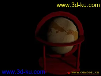 3D打印模型古典 地球仪的图片