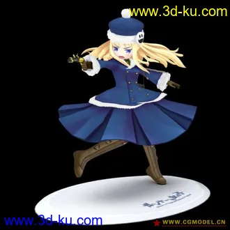 3D打印模型Cutie gunner EO II: Heroes of Lagaard的图片