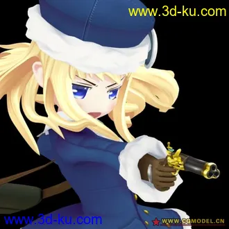 3D打印模型Cutie gunner EO II: Heroes of Lagaard的图片