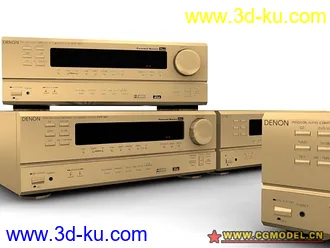 3D打印模型denon音响的图片