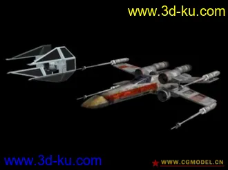 3D打印模型x-wing and tie的图片