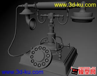 刚刚做好的电话机模型，以后要多多学习啊的图片