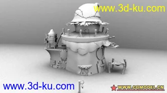 3D打印模型卡通小房子的图片