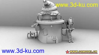 3D打印模型卡通小房子的图片