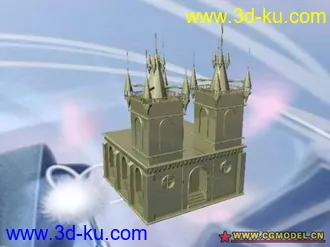 教堂模型，望各位多多指教的图片