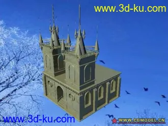 教堂模型，望各位多多指教的图片