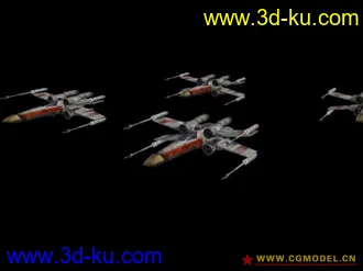 3D打印模型x-wing的图片