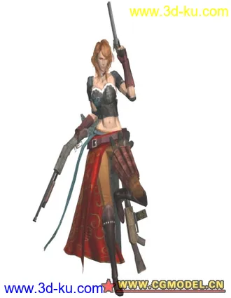 3D打印模型战国BASARA3杂贺孙市的图片