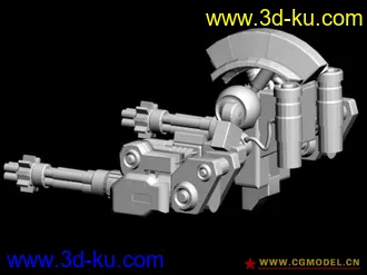 3D打印模型机器人上半身的图片