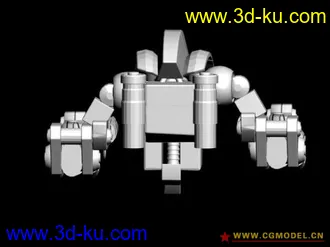 3D打印模型机器人上半身的图片