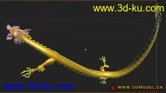 3D打印模型可编辑动画龙的图片