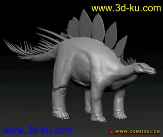 剑龙模型 zbrush文件的图片