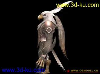 3D打印模型鹰怪的图片