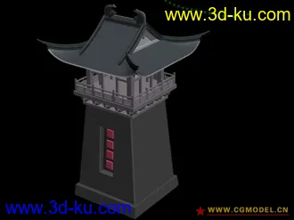 3D打印模型汉阙的图片