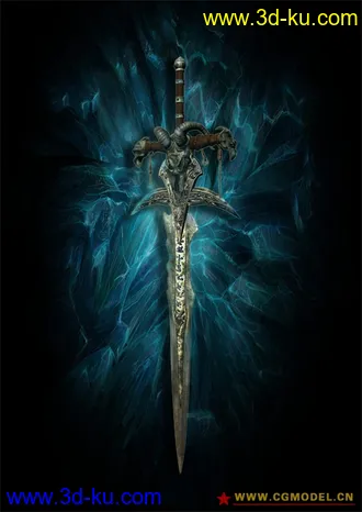 3D打印模型霜之哀伤（含材质）的图片