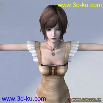 3D打印模型Ruka [ Fatal Frame 4] game的图片