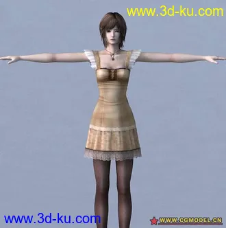 3D打印模型Ruka [ Fatal Frame 4] game的图片