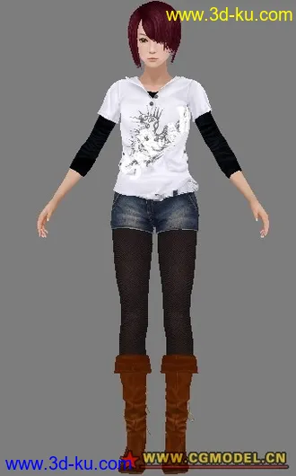 3D打印模型小萝莉的图片