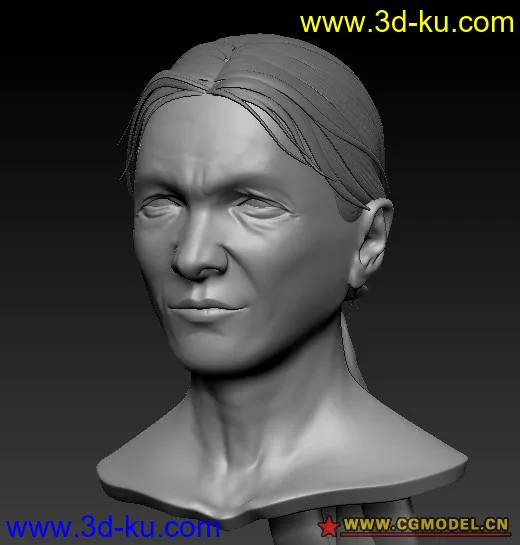 zbrush妇人模型的图片1