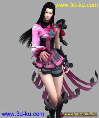 3D打印模型战国BASARA3之   幽怨的阿市的图片