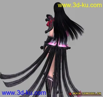 3D打印模型战国BASARA3之   幽怨的阿市的图片
