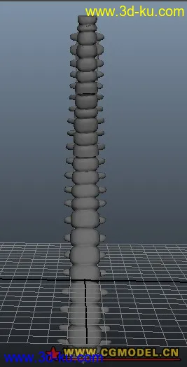 3D打印模型人体骨骼-脊椎的图片