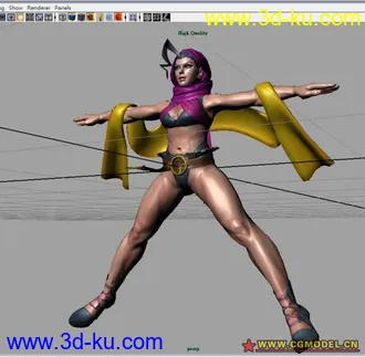 3D打印模型街霸4 ROSE (标准姿势)的图片