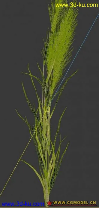 3D打印模型很漂亮的麦田场景的图片