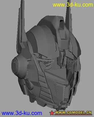 3D打印模型擎天柱高模头的图片