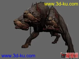 3D打印模型地狱猎犬的图片