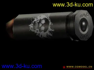 3D打印模型辐射3高清MOD武器导出.之3款华丽M92手枪的图片