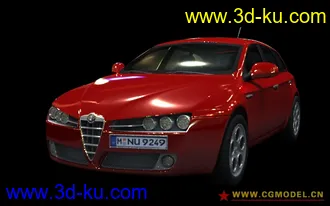 3D打印模型阿尔法罗密欧的图片