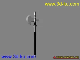 3D打印模型短柄战斧的图片