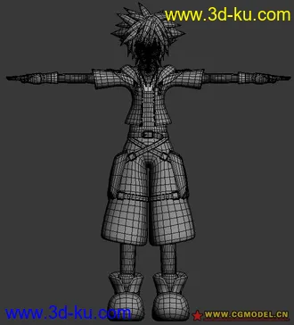 王国之心人物模型的图片