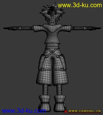 王国之心人物模型的图片