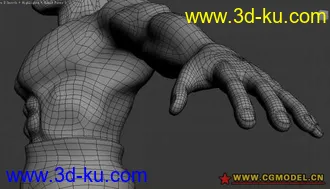 3D打印模型李小龙 望高手拍砖的图片