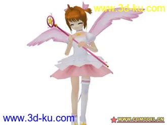 3D打印模型木之本樱的图片