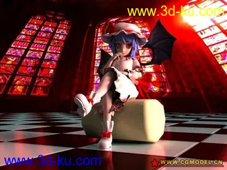 3D打印模型自己做的 蕾米莉亚 新手~鼓励鼓励啊的图片